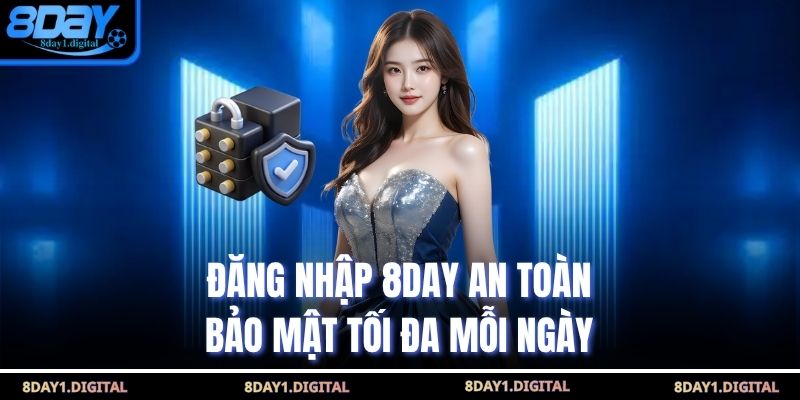 Đăng nhập 8day an toàn, bảo mật tối đa mỗi ngày