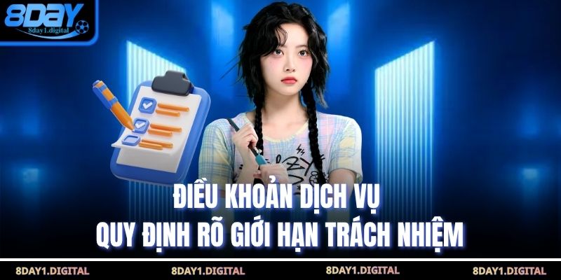 Điều khoản dịch vụ quy định rõ giới hạn trách nhiệm 
