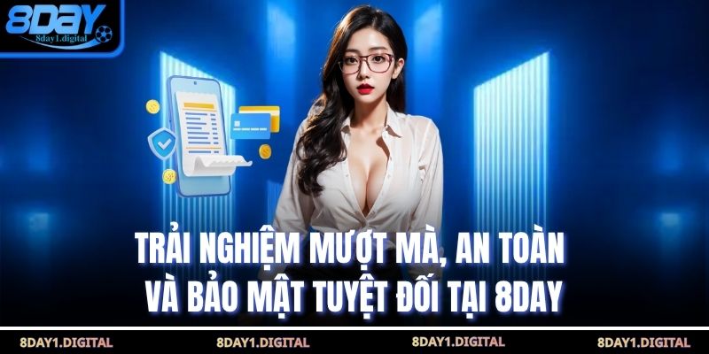 Trải nghiệm mượt mà, an toàn và bảo mật tuyệt đối tại 8Day